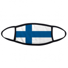 芬兰国旗欧洲国家象征符号图案 防冻防风防尘口罩时尚面罩