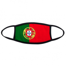 葡萄牙国旗欧洲国家象征符号图案 防冻防风防尘口罩时尚面罩