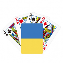 乌克兰国旗欧洲国家象征符号图案 扑克牌休闲纸牌游戏纪念礼物