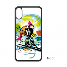 花样滑雪运动员插画 iPhone X 手机壳手机保护套礼物