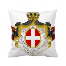 丹麦国徽标志符号图案 方形抱枕靠枕沙发靠垫双面含芯礼物