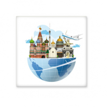 俄罗斯圣瓦里西大教堂飞机 厨房卫浴室墙面瓷片瓷砖装饰装修礼物