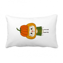 植物蔬菜南瓜万圣节橙色悠悠 抱枕靠枕腰枕沙发靠垫含芯居家抓鬼你是